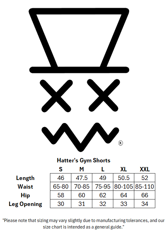 Hatter's Gym Shorts