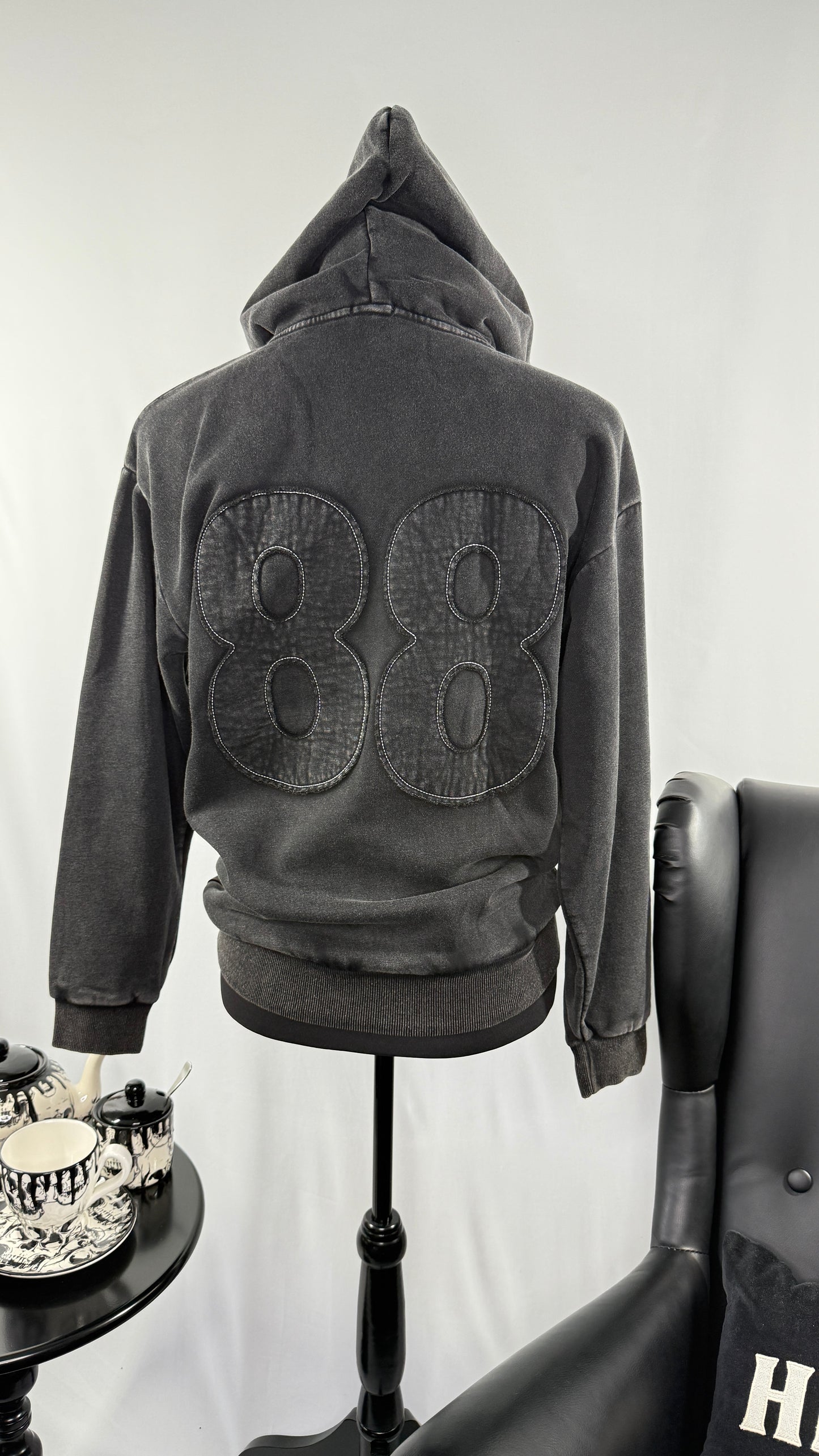 Retro Distressed Vintage Hoodie