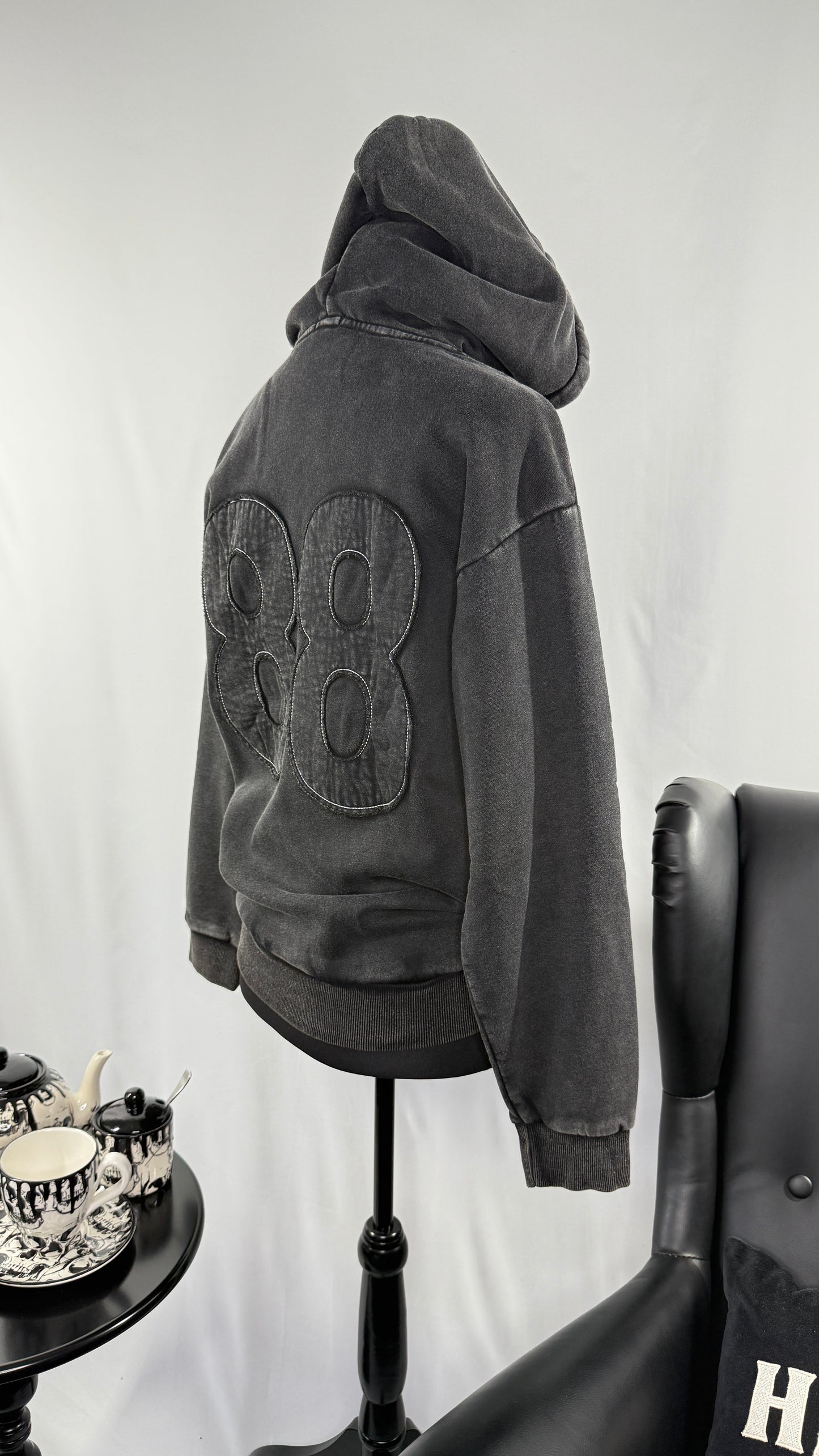 Retro Distressed Vintage Hoodie